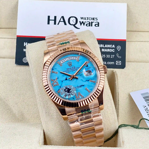 Day-date Rose Turquoise 2024 Hommes